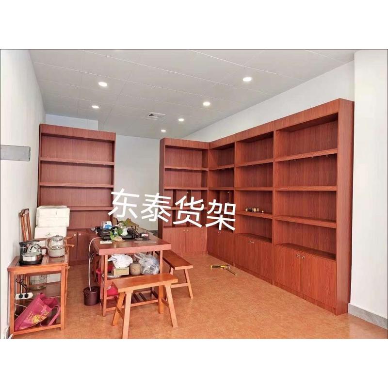 定制烟酒柜茶叶展示柜实木红酒白酒柜商超便利店高柜礼品商用货柜