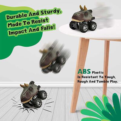 Dinosaur Toys Pull Back Cars Mini Monster Truck Car Toy Set