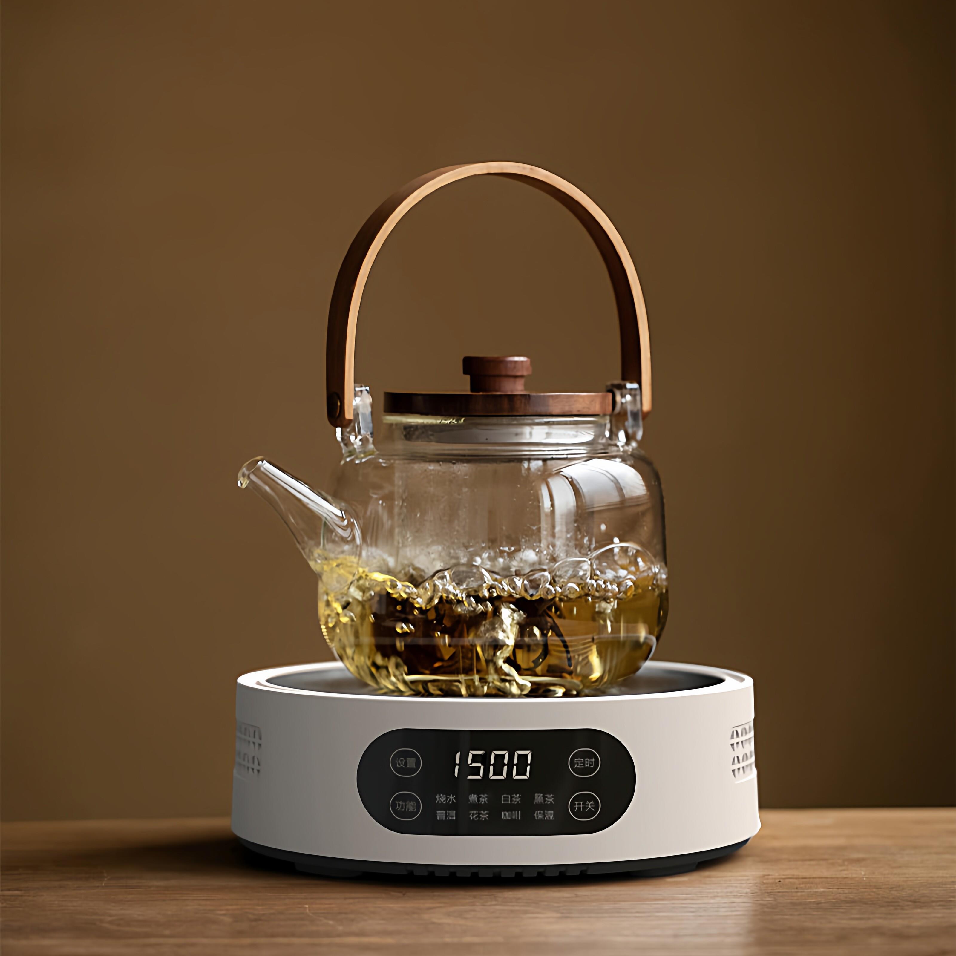 电陶炉煮茶小型煮茶炉煮咖啡电热炉煮茶壶摩卡壶陶瓷炉煮茶器茶壶