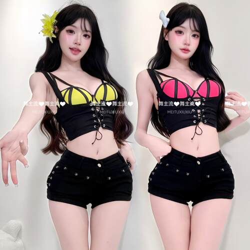 酒吧dj女团gogo领舞台DS表演服夜场女bgo点舞服性感爵士舞套装