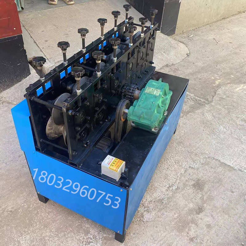 角钢角铁调直机全自动小型三角铁扁钢带钢调直矫正直管机压轮式