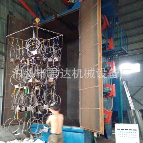 铸造锻造钢木家具除锈翻新弯头三通抛丸清理机重工件去油污抛丸机