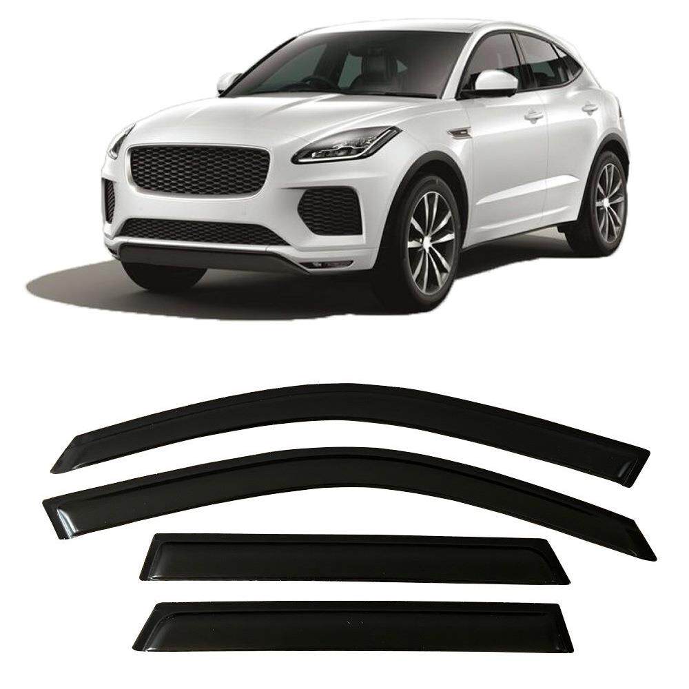 适用捷豹Jaguar E-PACE 2017-2022晴雨挡侧窗导流板雨眉加厚注塑