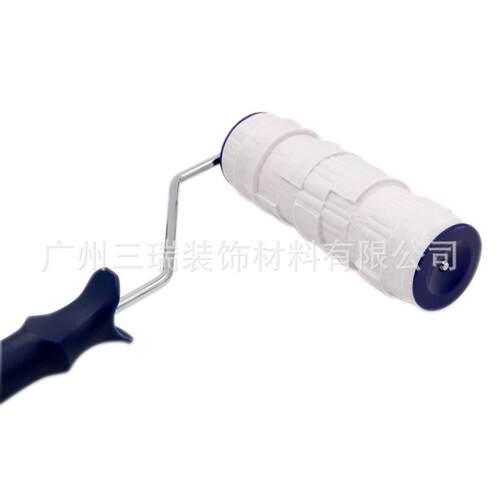 8寸橡胶压花滚筒水泥墙工具墙面2203TS艺术涂料刷头滚轮