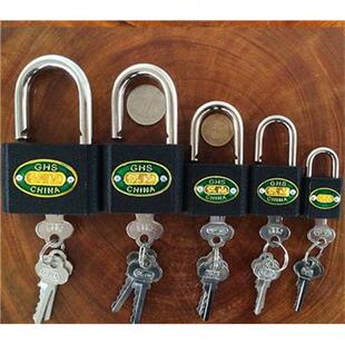 寒山铁锁老式无钥匙加厚铁锁宿舍锁集装箱锁房间锁