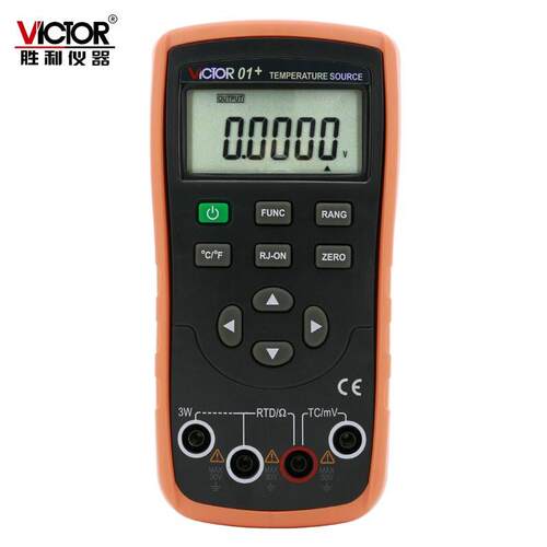 VICVC01+阻TOR胜利VC0+ 温度1校验仪 模拟热仪电偶输出 热电过程