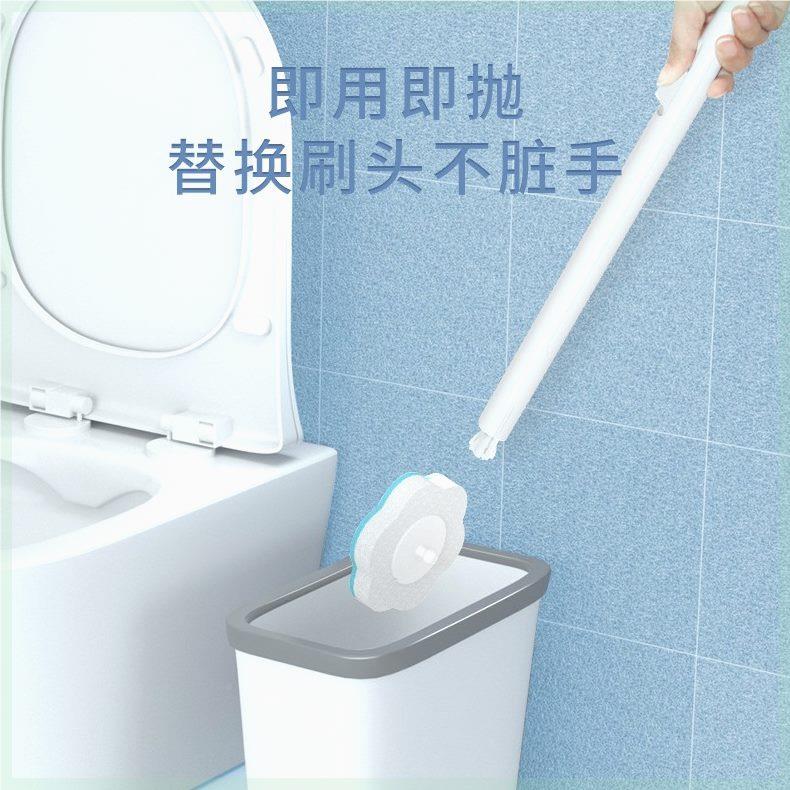 新升生级一次性带马桶刷无角自清洁液卫DWS间厕死所壁挂式免打孔