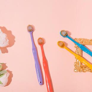 官方甄选牙刷家用口腔小马达！EVERBAB牙刷48孔宽齿牙刷柔软刷毛