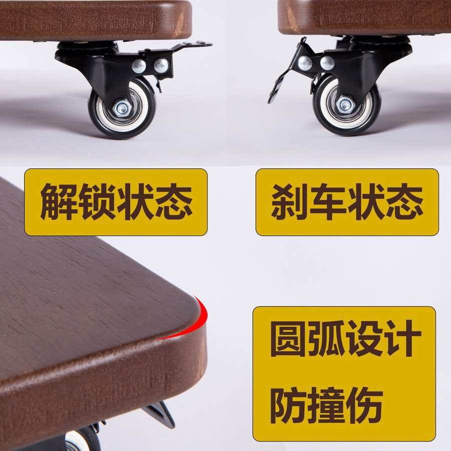 阳台移动花架花盆托盘带轮底座万向轮承重滑轮客厅落地置物花架子