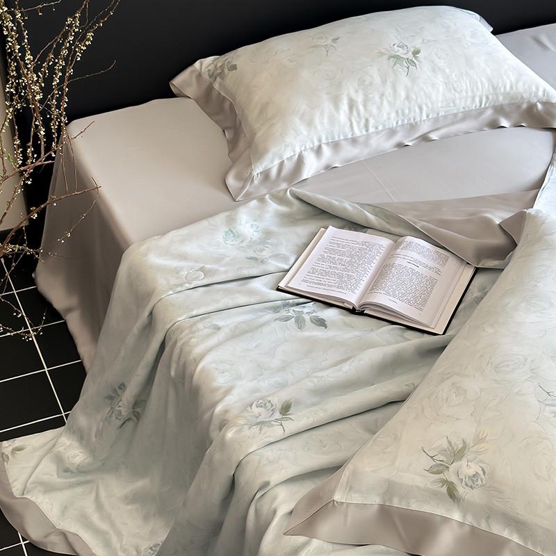 夏季新款凉感60支天丝夏凉被四件套冰丝 空调被子夏被可机洗被芯