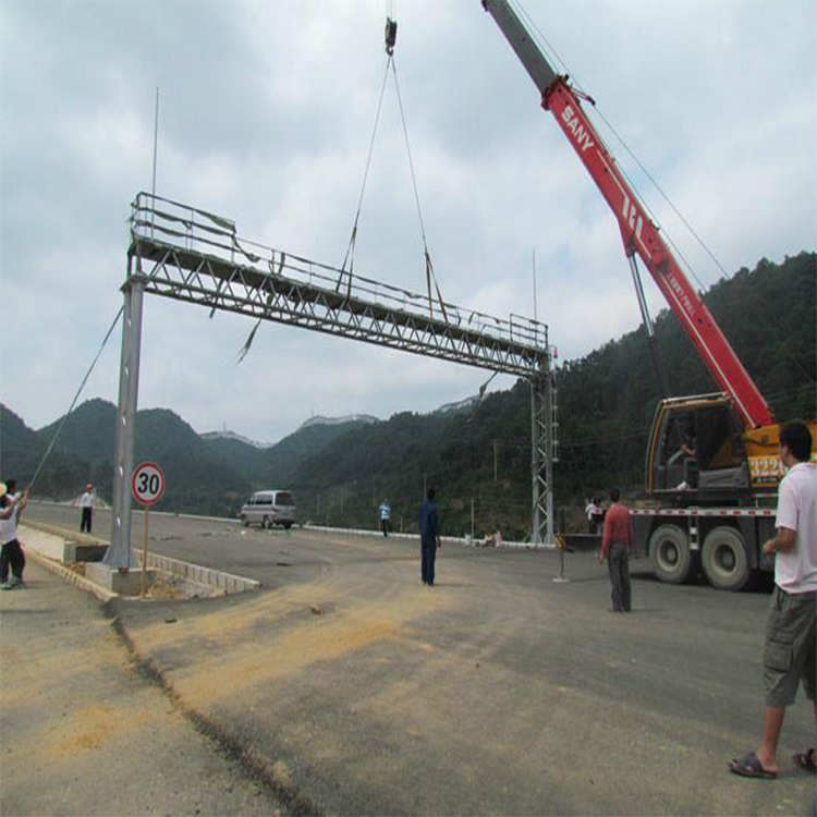 厂家直销多规格高速公路大型钢管限高架限高杆交通设施龙门架批发
