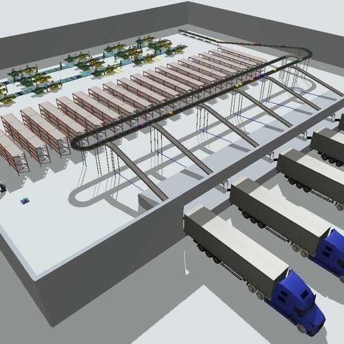 flexsim彷真建模代做物流仓库产线Flexsim模型彷真物流模型调试