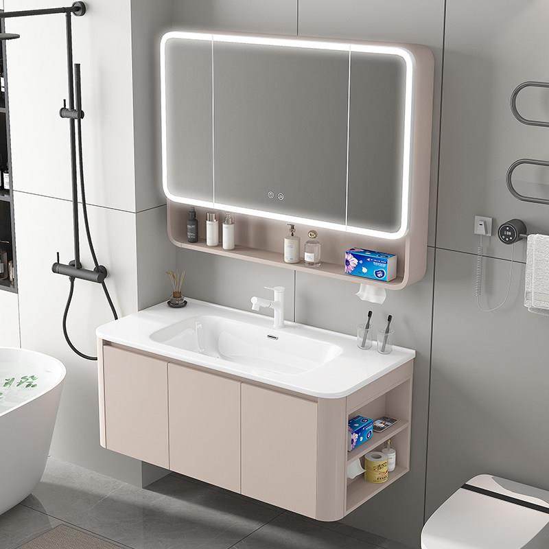 加厚蜂窝铝浴室柜圆角带边柜收纳浴室柜组合太空铝洗手盆柜陶瓷盆,家装主材,浴室柜组合,淘宝优惠券,粉丝福利购,淘宝优惠卷