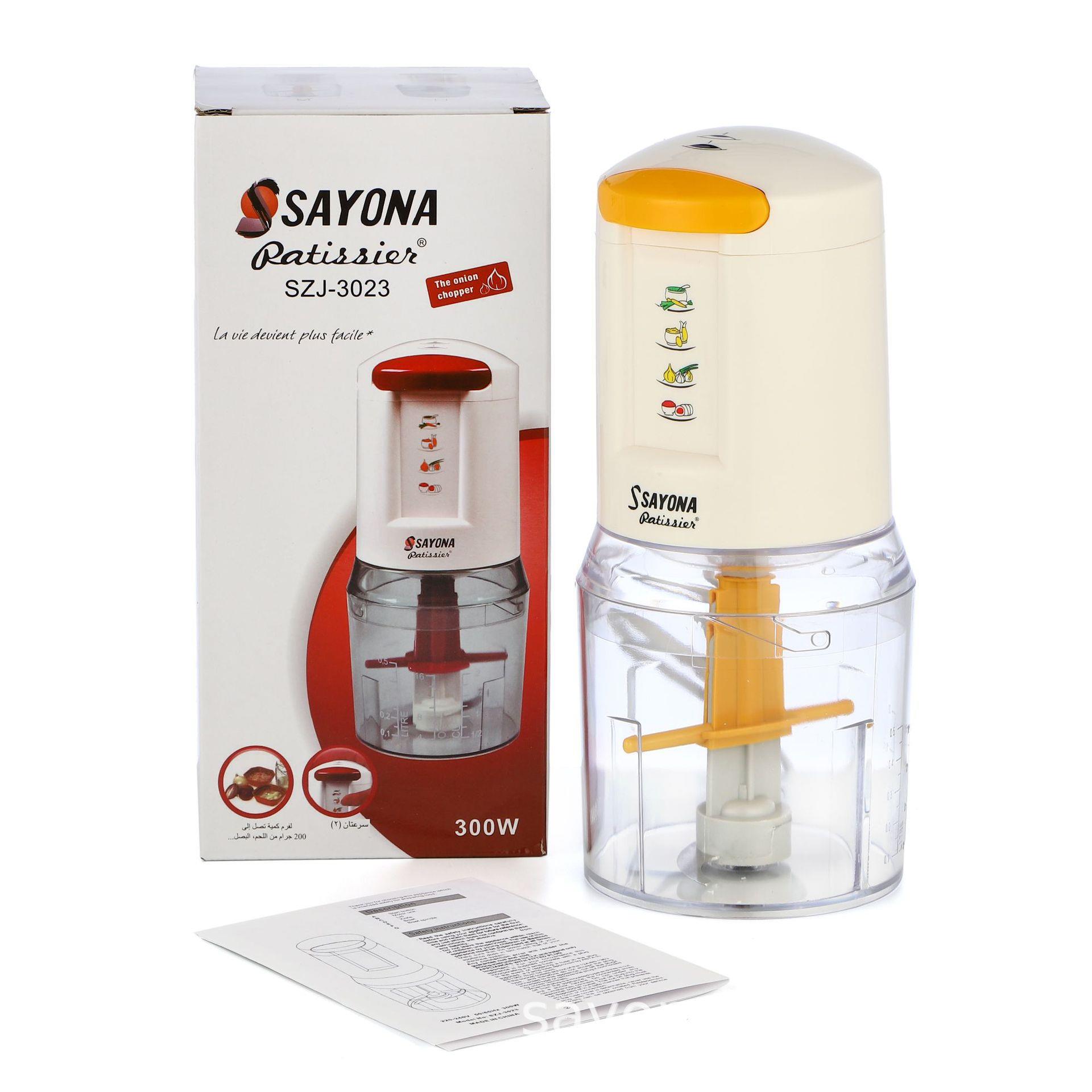 SAYONA 迷你电动绞肉机家用宝宝料理辅食搅拌机多功能打蒜碎肉机