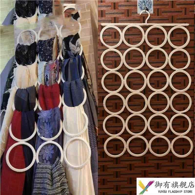 多功能挂围巾架家用收纳神器领带丝巾架子皮带丝袜挂架圈圈环衣,收纳整理,服饰配件架,淘宝优惠券,粉丝福利购,淘宝优惠卷