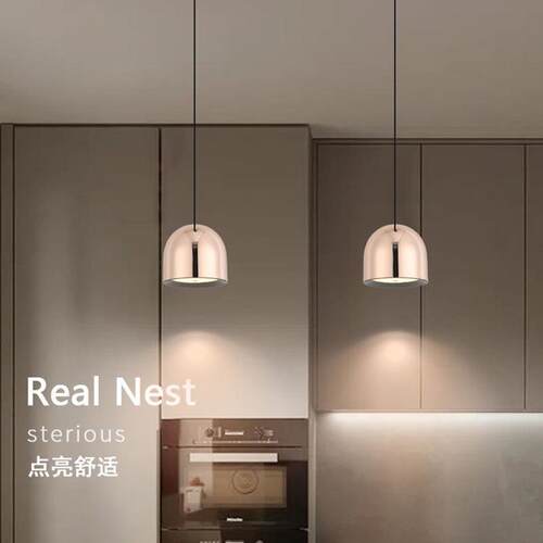 2022新款吊灯 后现代极简风格客厅餐厅吧台书房卧室床头LED小吊灯
