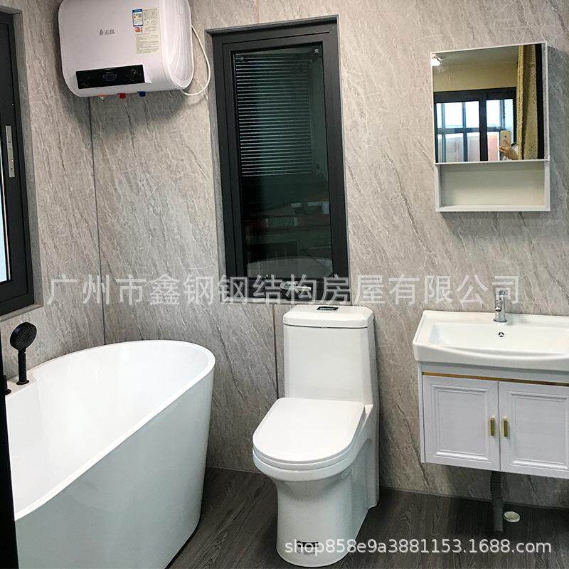 可移动轻钢别墅装配式钢结构集成房屋海岛联排双层海景房跨境厂家