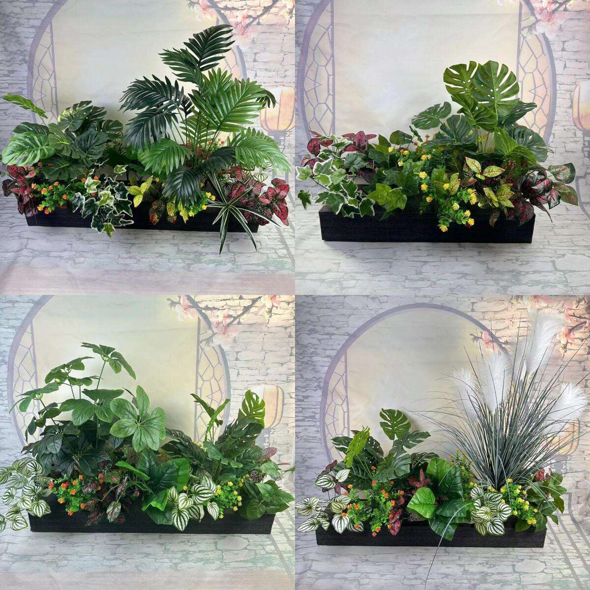 植彷真设植物室隔断绿NGJ摆件彷真绿色植物办公客厅造景装饰四季