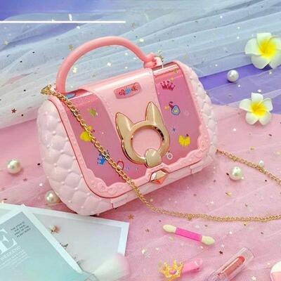 Makeup Toy Kits With Cosmetic Case Portable Playset Kids Was