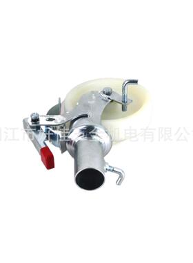 源头工直尼供00X50mm802005欧洲厂款插管2刹车纯龙脚手架脚轮