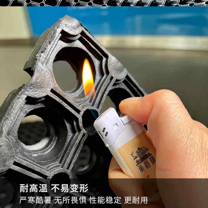 橡胶地垫工厂间车水橡胶垫地板抗疲劳疏商用卫生厨房间镂空防滑垫