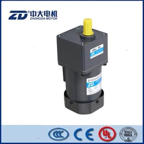 ZD中大60w感应电机 5IK60GN-CF/5GN15K电动机 220V交流减速 马达