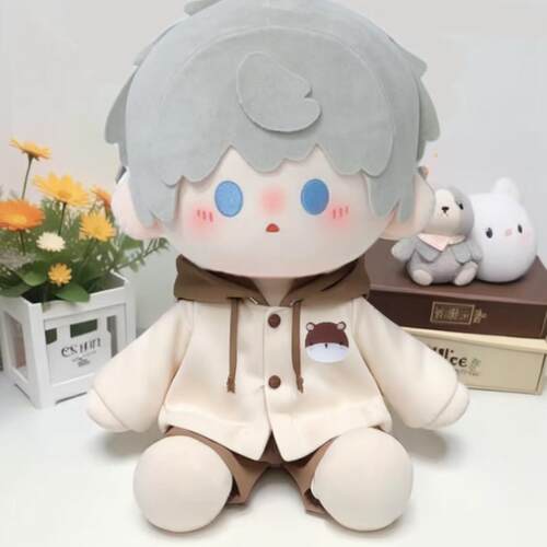 棉花娃娃40cm娃衣坐姿可爱冬季拜年服40厘米一番赏鲨鱼服平价套装