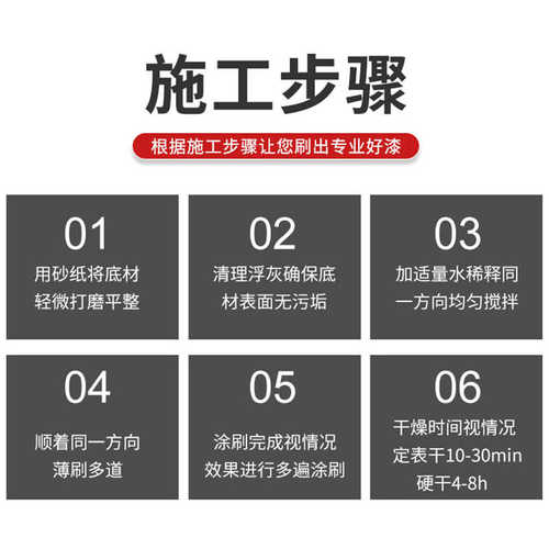 栏杆水性工业漆防水防锈抗腐户外钢结构厂房多功能水性底漆