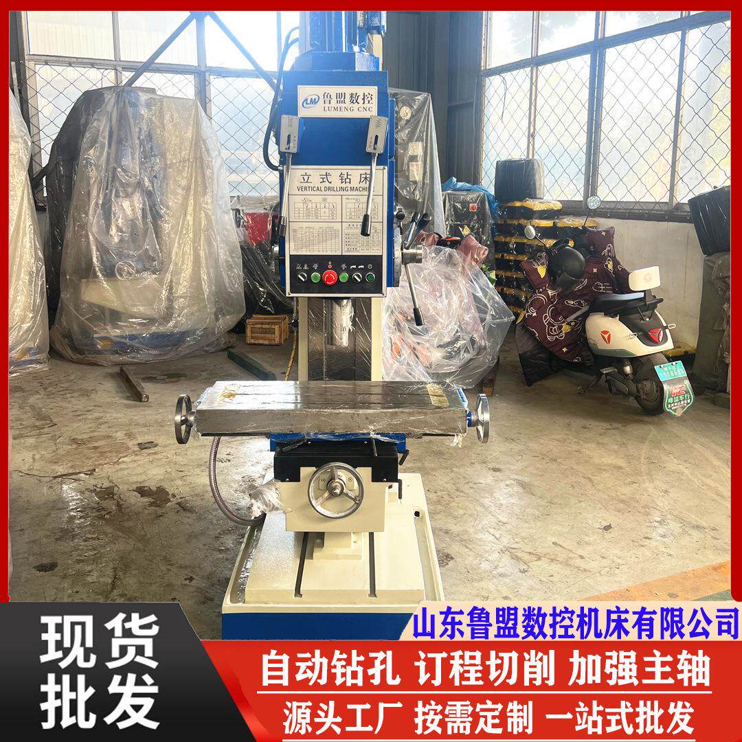 鲁盟Z5050B立式钻床方柱型深孔法兰盘立钻Z5150B-1自动走刀