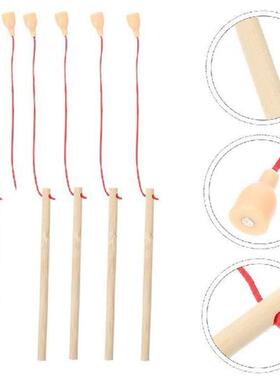 Wooden Fishing Rod Magnet Rods Kids Pole Toys Interactive