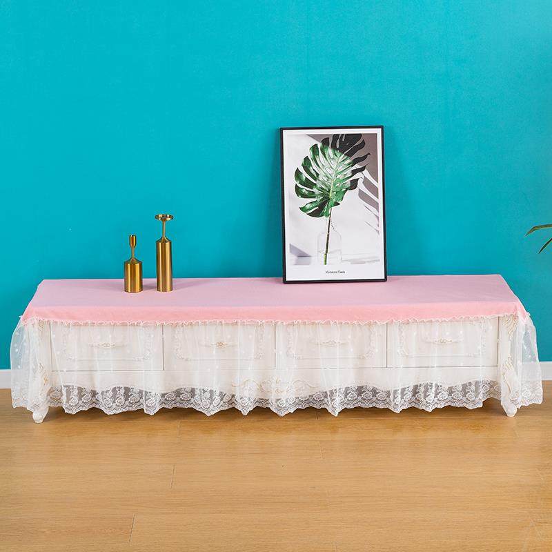 电视柜罩套桌布亲肤棉客厅防尘布简约现代公主风高档蕾丝北欧盖巾,居家布艺,桌布,淘宝优惠券,粉丝福利购,淘宝优惠卷