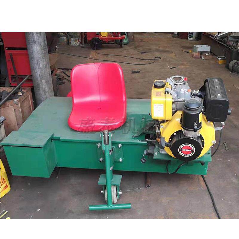 座驾式坪刷足草机 球场人造草坪丝梳理机座驾草ST-2式草草坪梳草