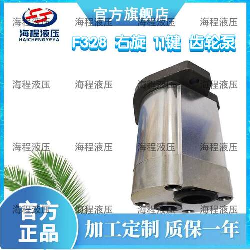 直销F328右旋11键后进后出齿轮泵