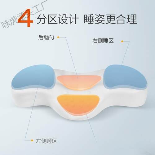 忆棉记护YUU颈椎枕人按摩波浪成生颈椎专用枕头家用单人学枕头枕