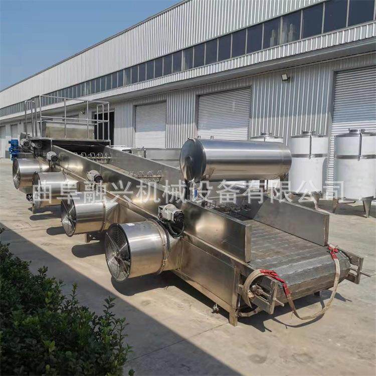 全自动凉茬机酱香型工艺自动凉糟机清香型全自动摊凉机曲阜融兴