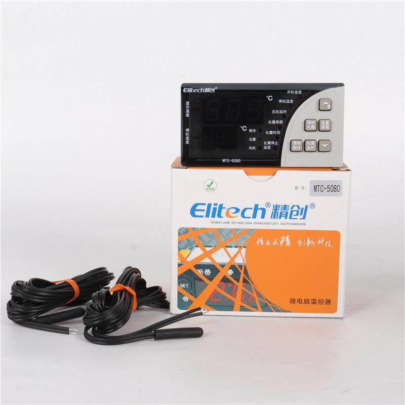 精创MTC-5080冷库专用温控器双探头大屏幕制冷化霜风机模式控制器