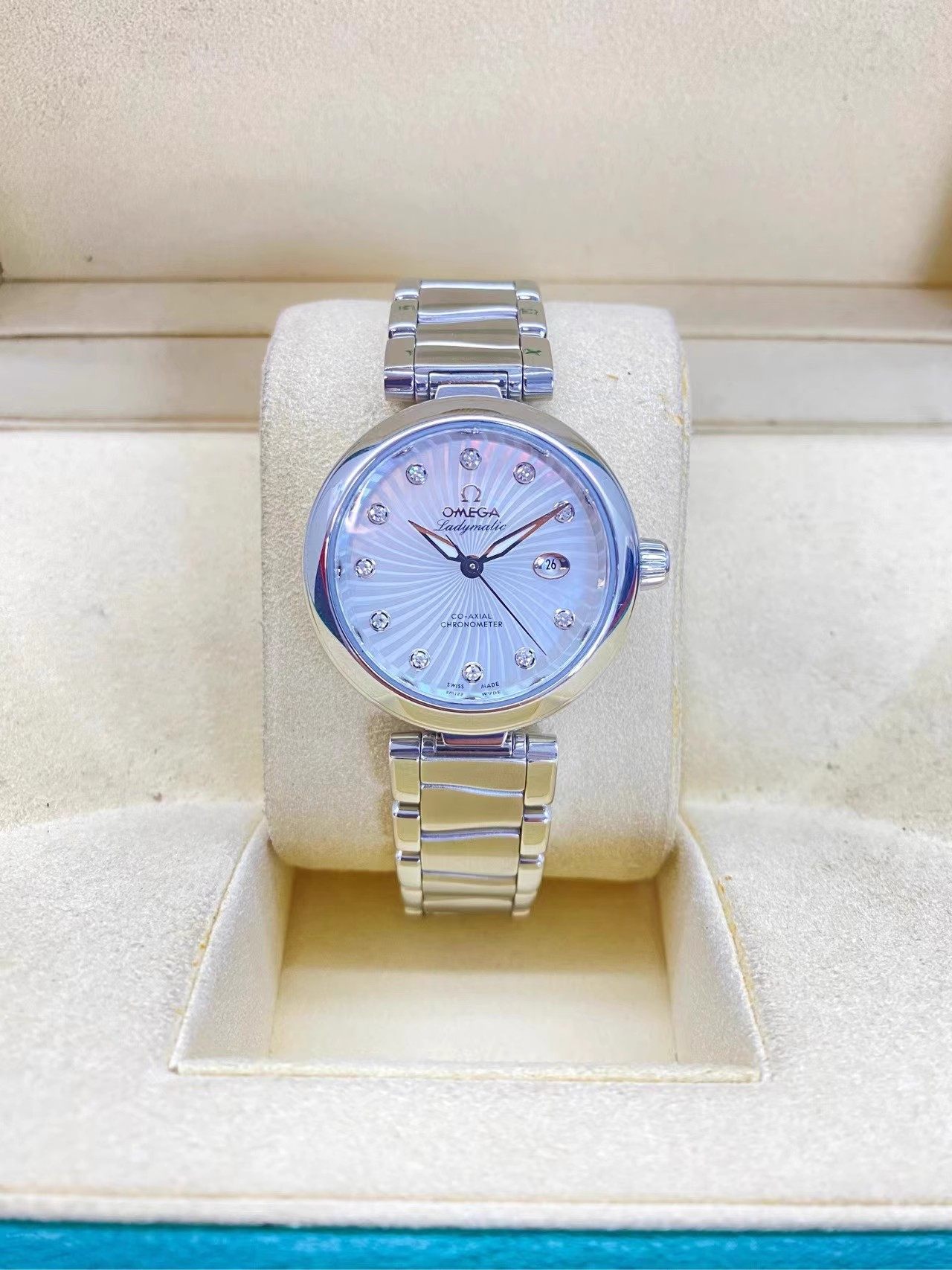 一口价[9.8新]欧米茄碟飞系列自动机械女表425.30.34.20.55.001,手表,二奢手表,淘宝优惠券,粉丝福利购,淘宝优惠卷