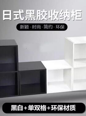 实木自由组合柜可堆叠落地柜收纳架LP黑胶唱片展示柜书柜cd收纳柜