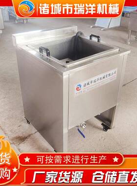 全自动茶油鸭油炸机香酥鸭用油炸锅设备热卖果蔬脆片油炸机设备