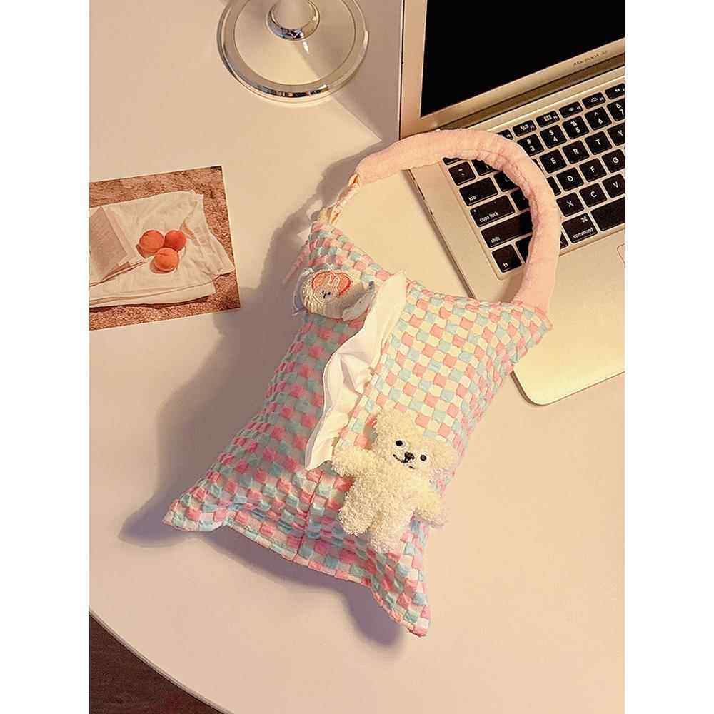 挂式纸巾盒抽纸盒可爱创意纸巾袋客厅茶几纸巾收纳盒悬挂车载挂袋,收纳整理,纸巾套,淘宝优惠券,粉丝福利购,淘宝优惠卷