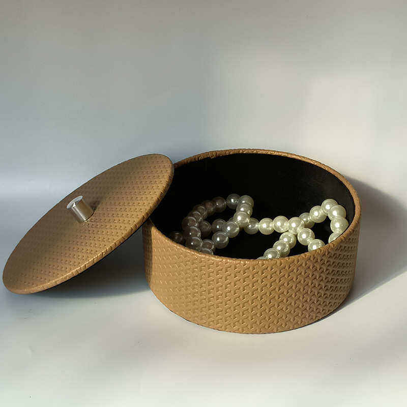 现代简约编织纹皮革收纳盒摆件样板间展厅酒店玄关桌面饰品收纳盒,居家布艺,收纳盒,淘宝优惠券,粉丝福利购,淘宝优惠卷