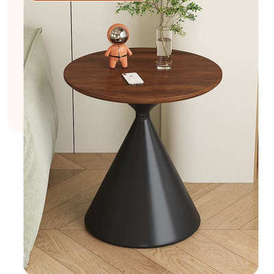 网红民宿简约边几桌奶油风茶几客厅家用小户型北欧组合圆形小茶几