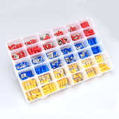 840pcs盒装 预绝缘冷压端子 防水快接线铜端子 540pcs盒装 货源