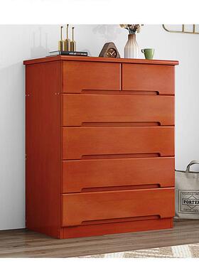 实木jlsH77H8五斗柜室床头柜小客户型柜靠墙抽屉式储物卧收纳厅轻