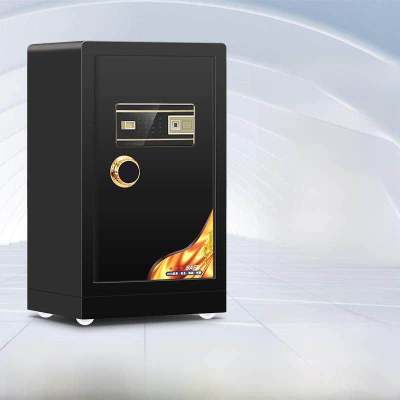 机械锁保险箱防火家用旧密码钥匙指纹小型重型防盗80办公保险箱