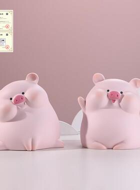 猪囡囡大号存钱罐桌面客厅家居装饰小摆件儿童生日礼物树脂工艺品