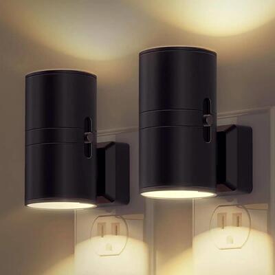 LED Night Light Plug in Modern NightLights EU/US Plug into W