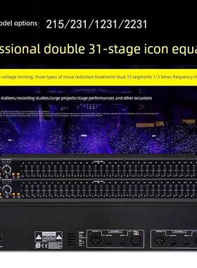 均衡器231专业双31段家用ktv舞台演出酒吧音响eq高品质2231调音器