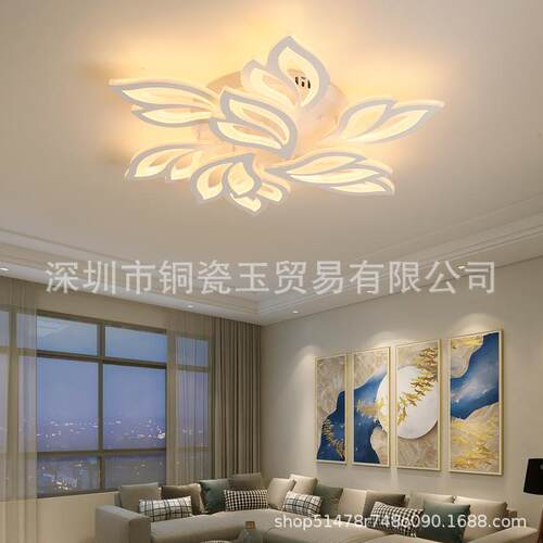 客厅灯2022年新款现代简约主卧灯天花大厅大气创意LED吸顶灯灯具