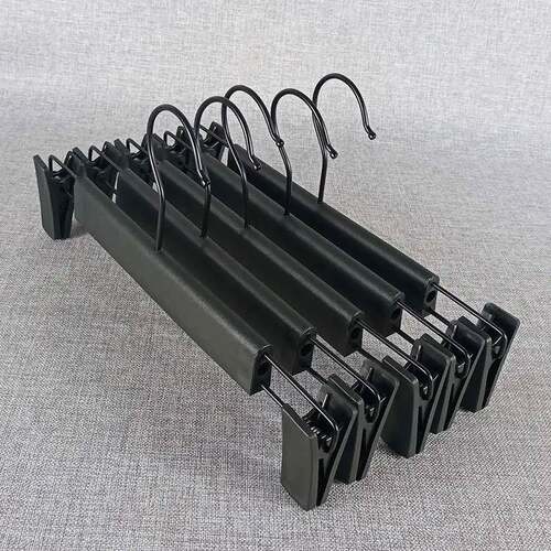 10pc plastic pants clip clotb hanger trouser rack skirt clip